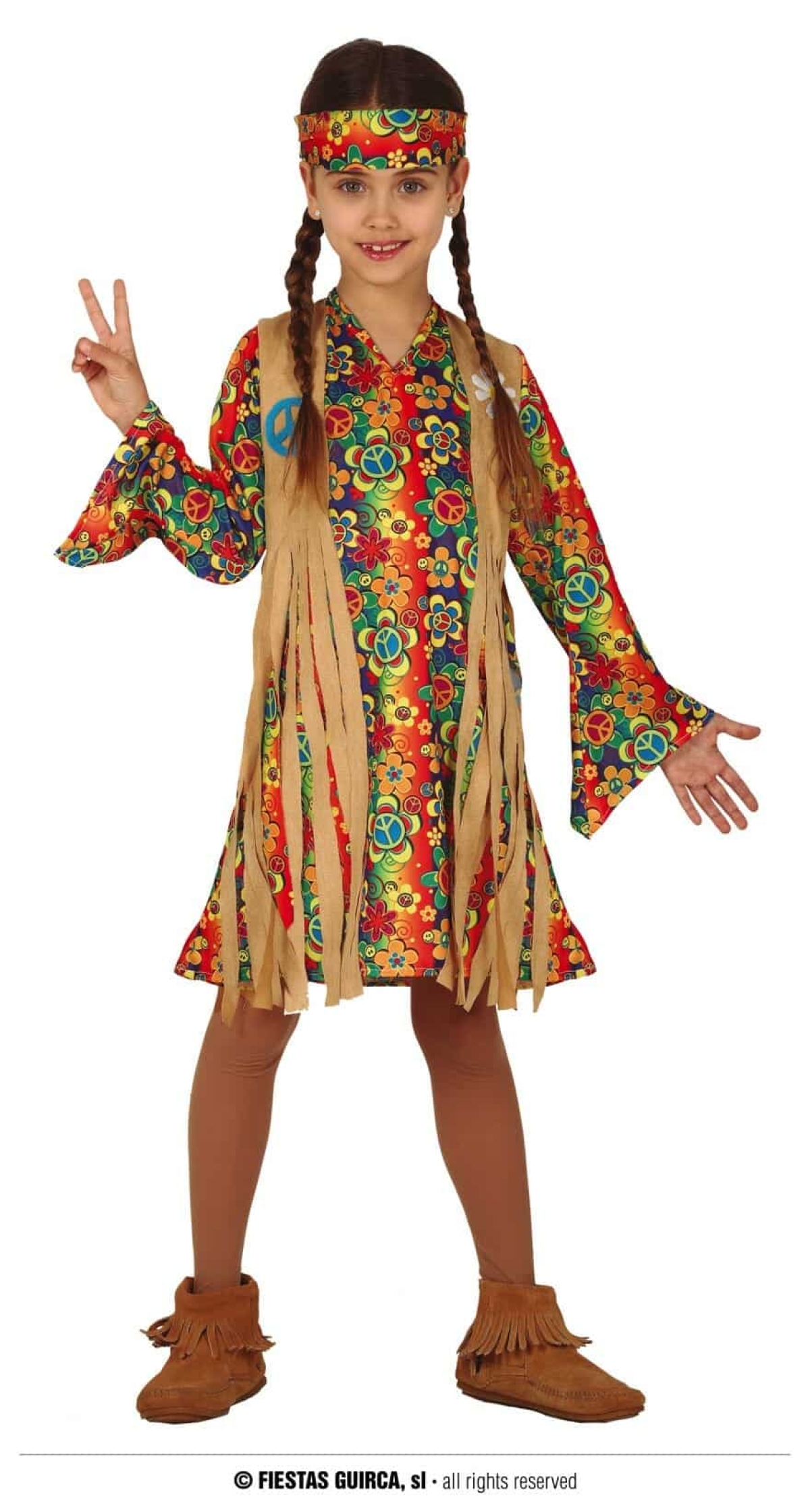 Cool Hippie Girl - 7 to 9 Years