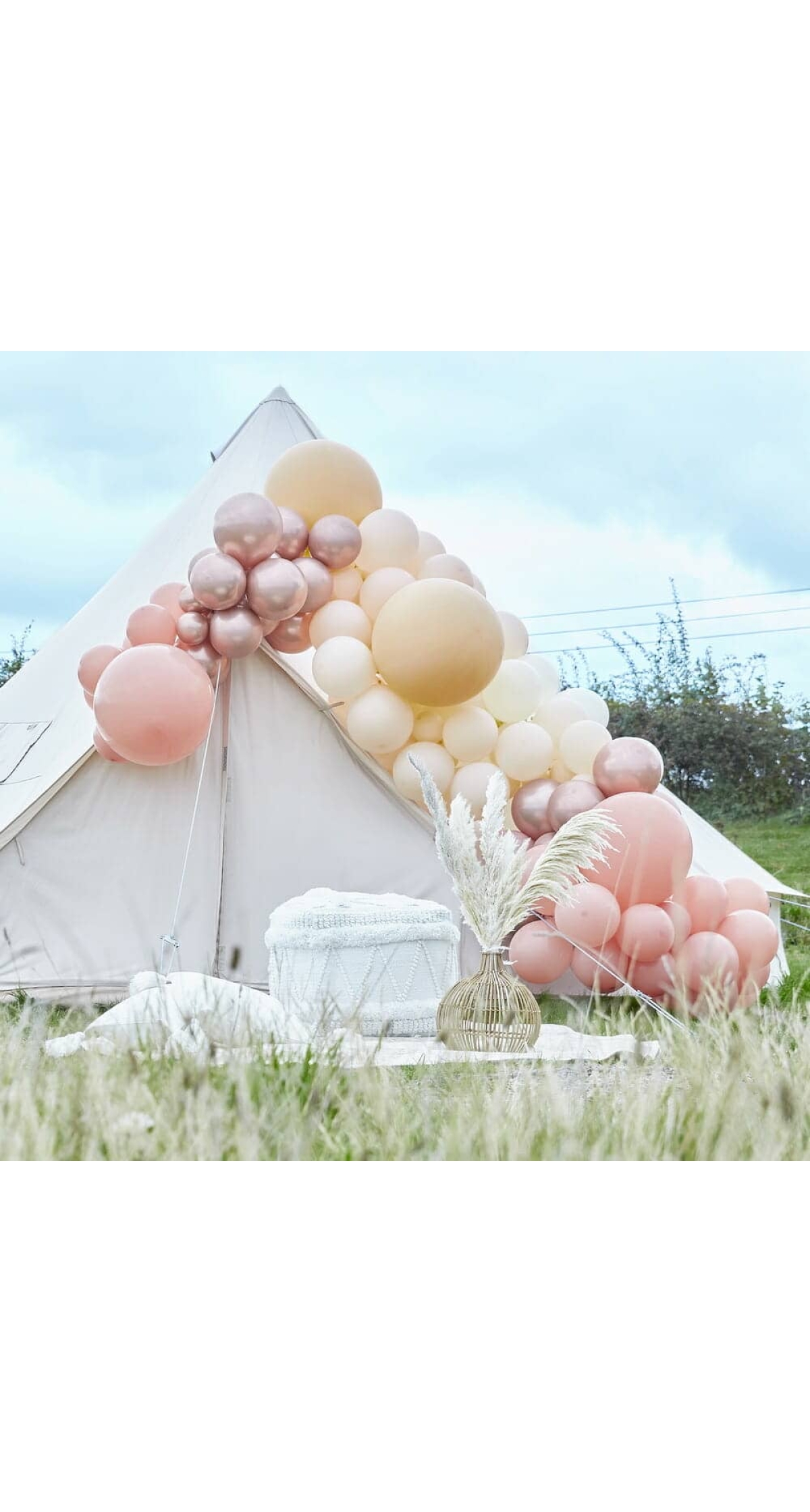 Luxe Peach, Nude And Rose Gold Balloon Arch Kit
