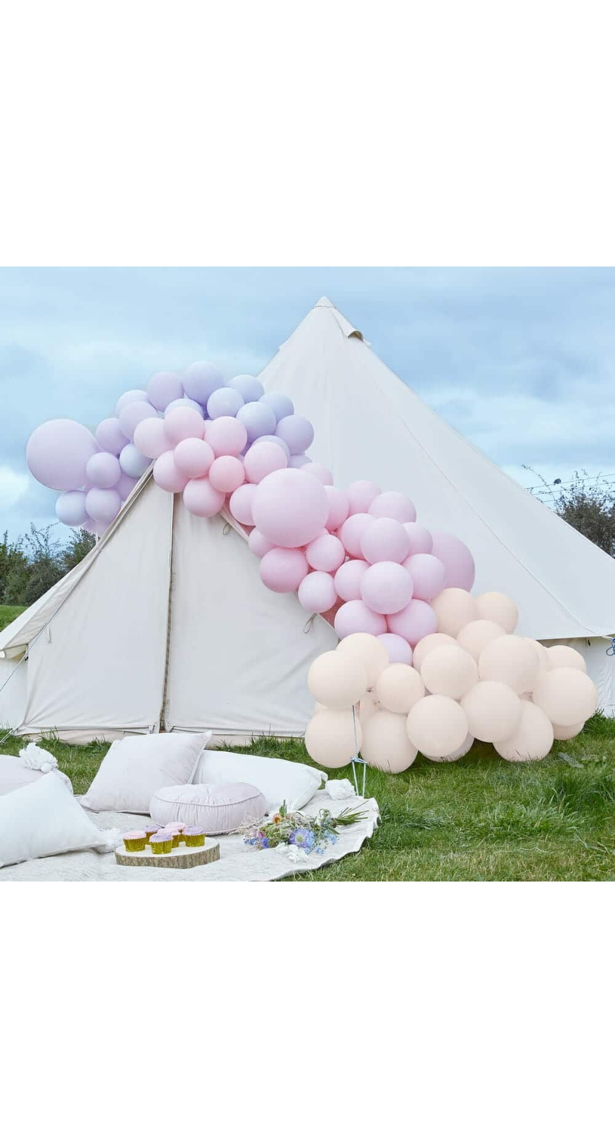 Luxe Pastel Pink and Purple Balloon Arch Kit