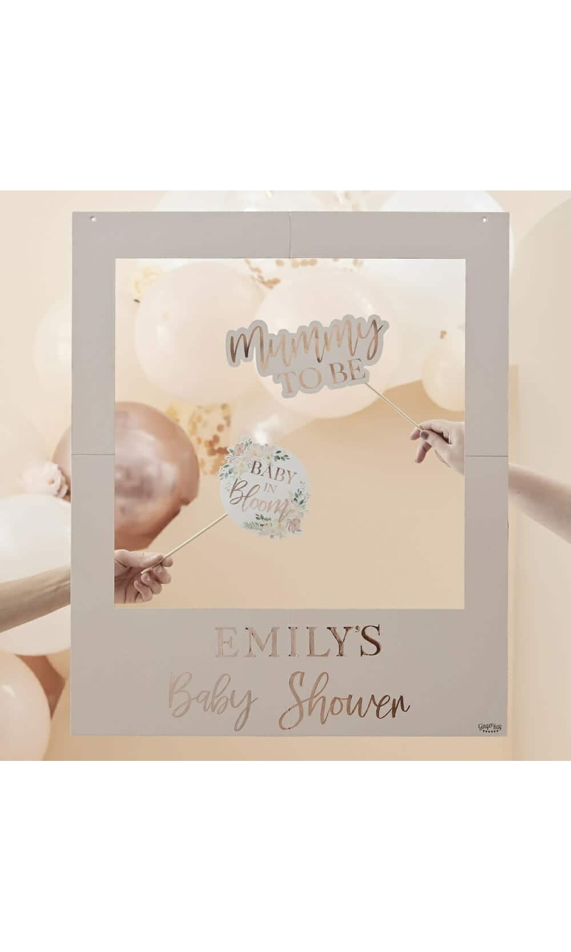 Customisable Baby Shower Photobooth Frame