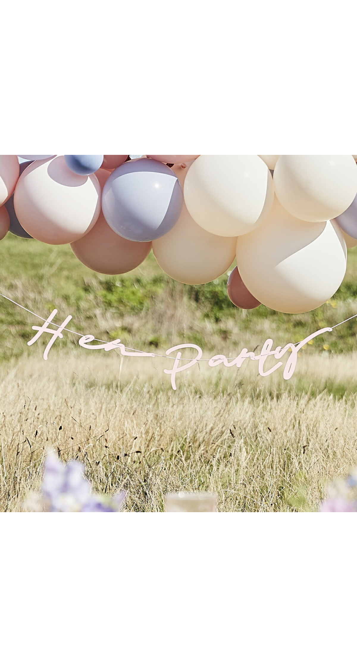 Pink Boho Eco Hen Party Bunting
