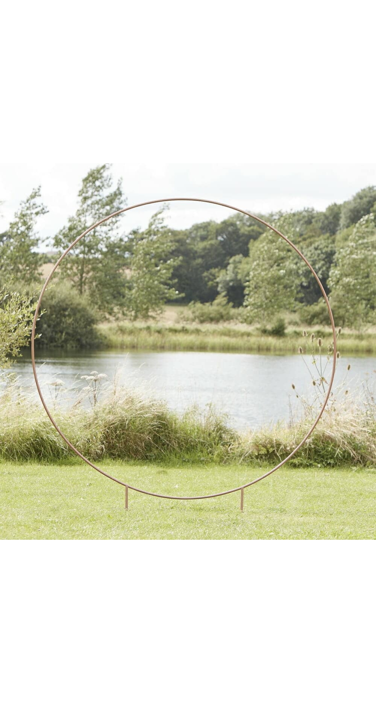 Copper Round Wedding Arch