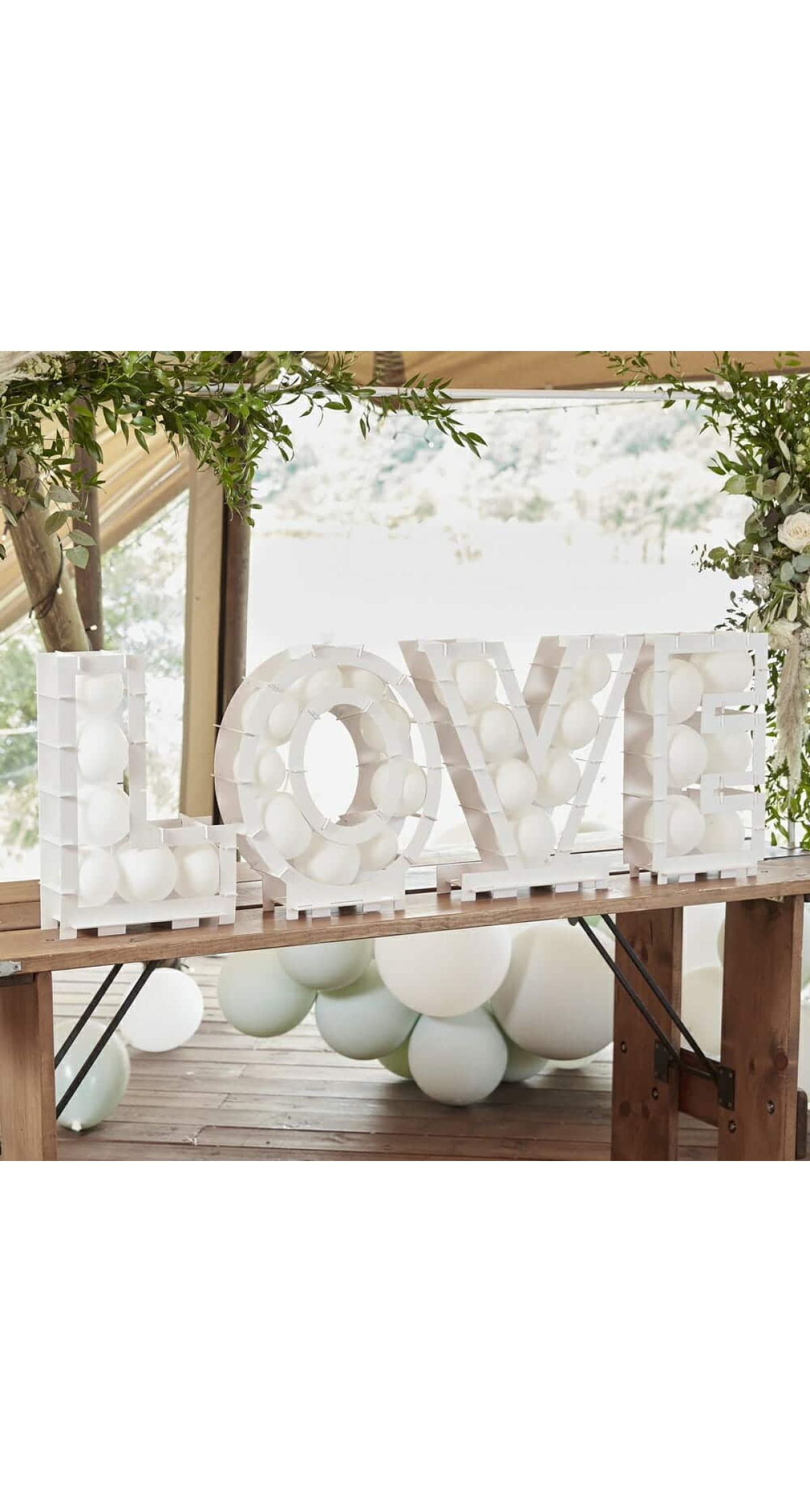 Love Balloon Mosaic Stand