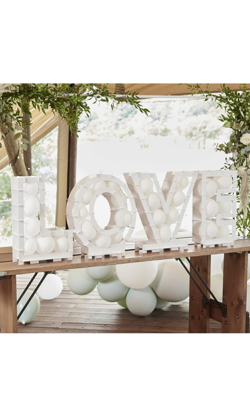 Love Balloon Mosaic Stand