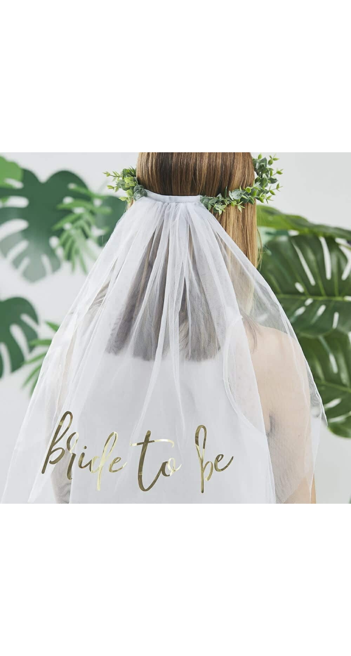 Eucalyptus Bride To Be Hen Party Veil