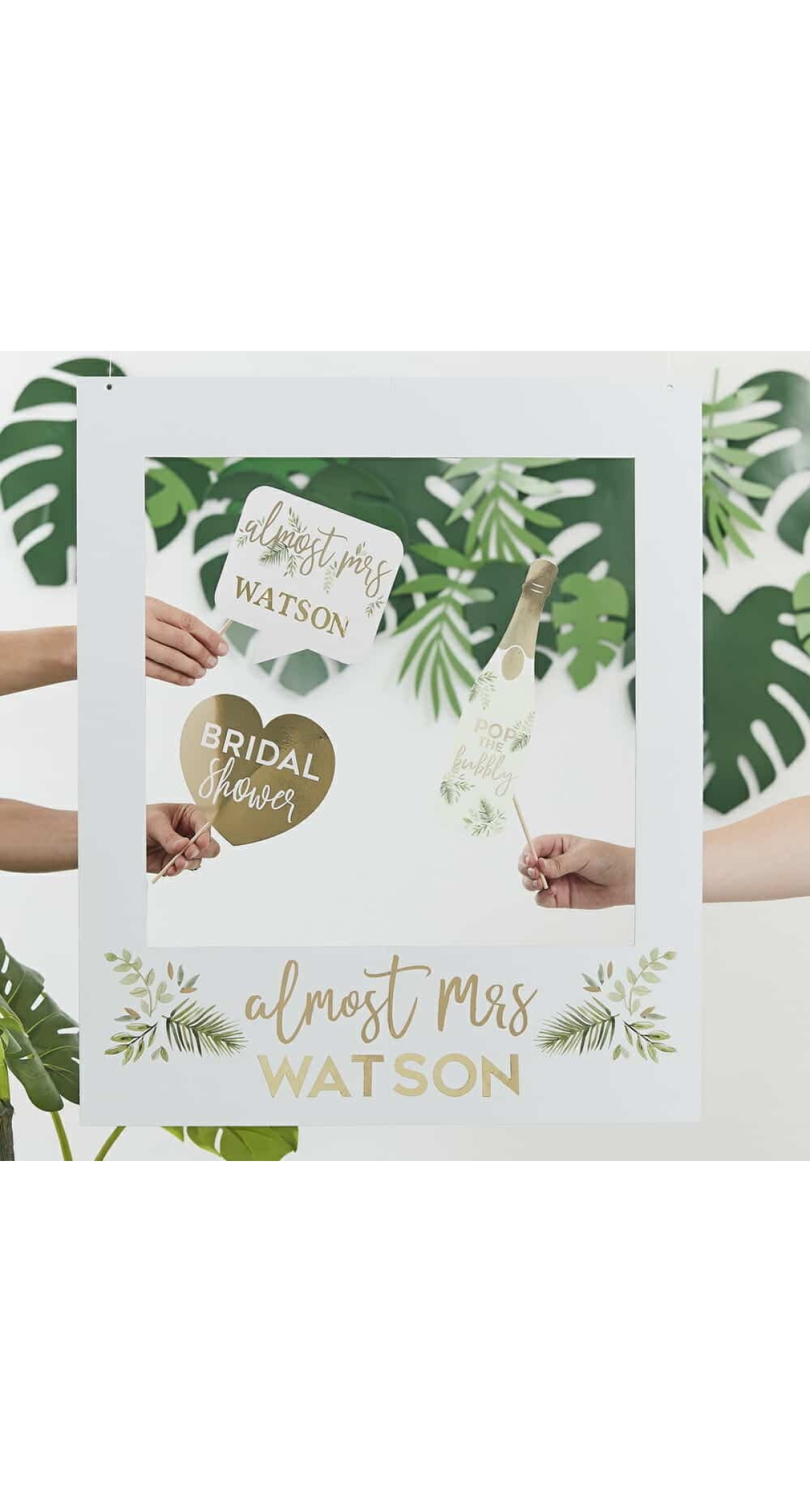 Botanical Personalised Hen Party Photo Frame