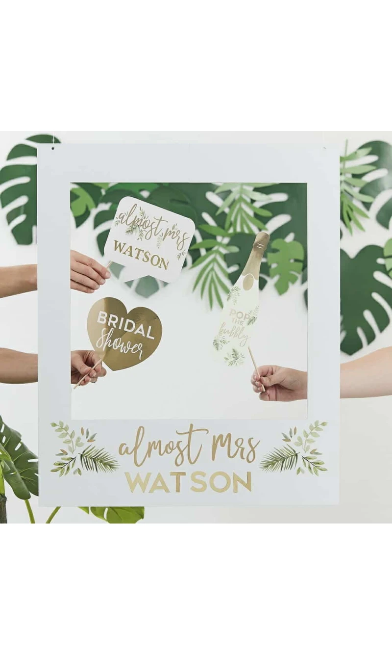 Botanical Personalised Hen Party Photo Frame