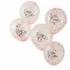 Team Bride 12" Confetti Latex Balloons - 5pk