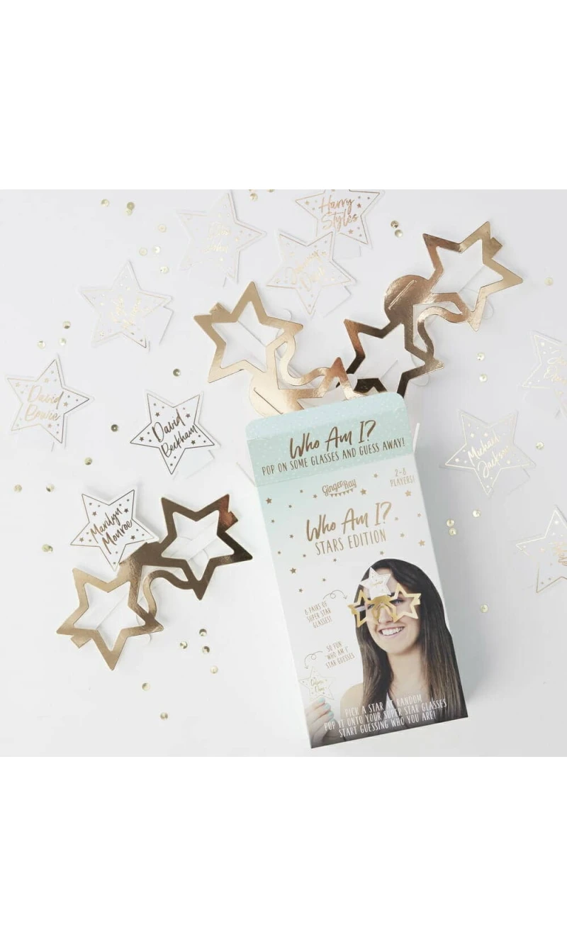 Who Am I? Guessing Game - Star Addition - Ginger Ray Game