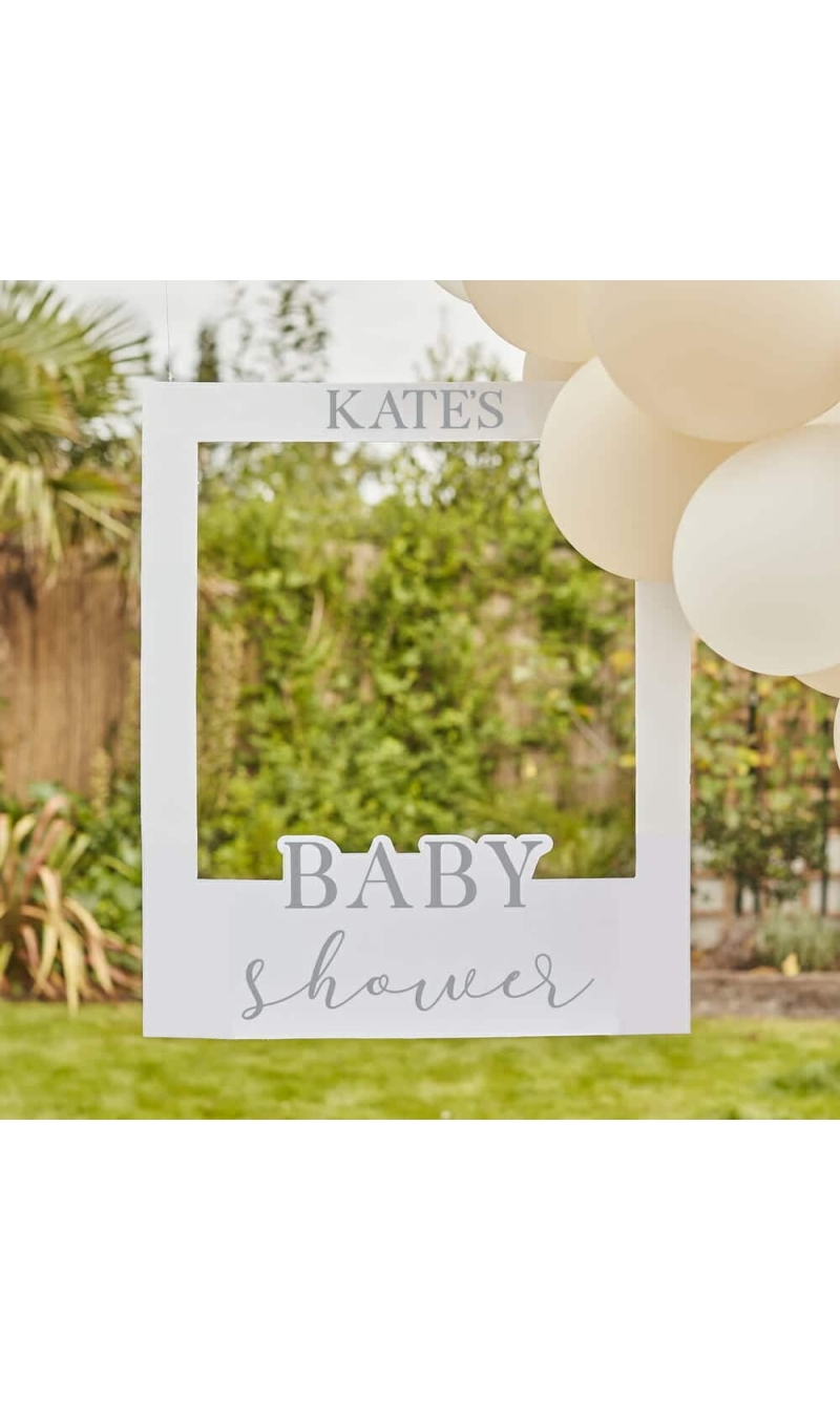 Customisable Baby Shower Photo Booth Frame