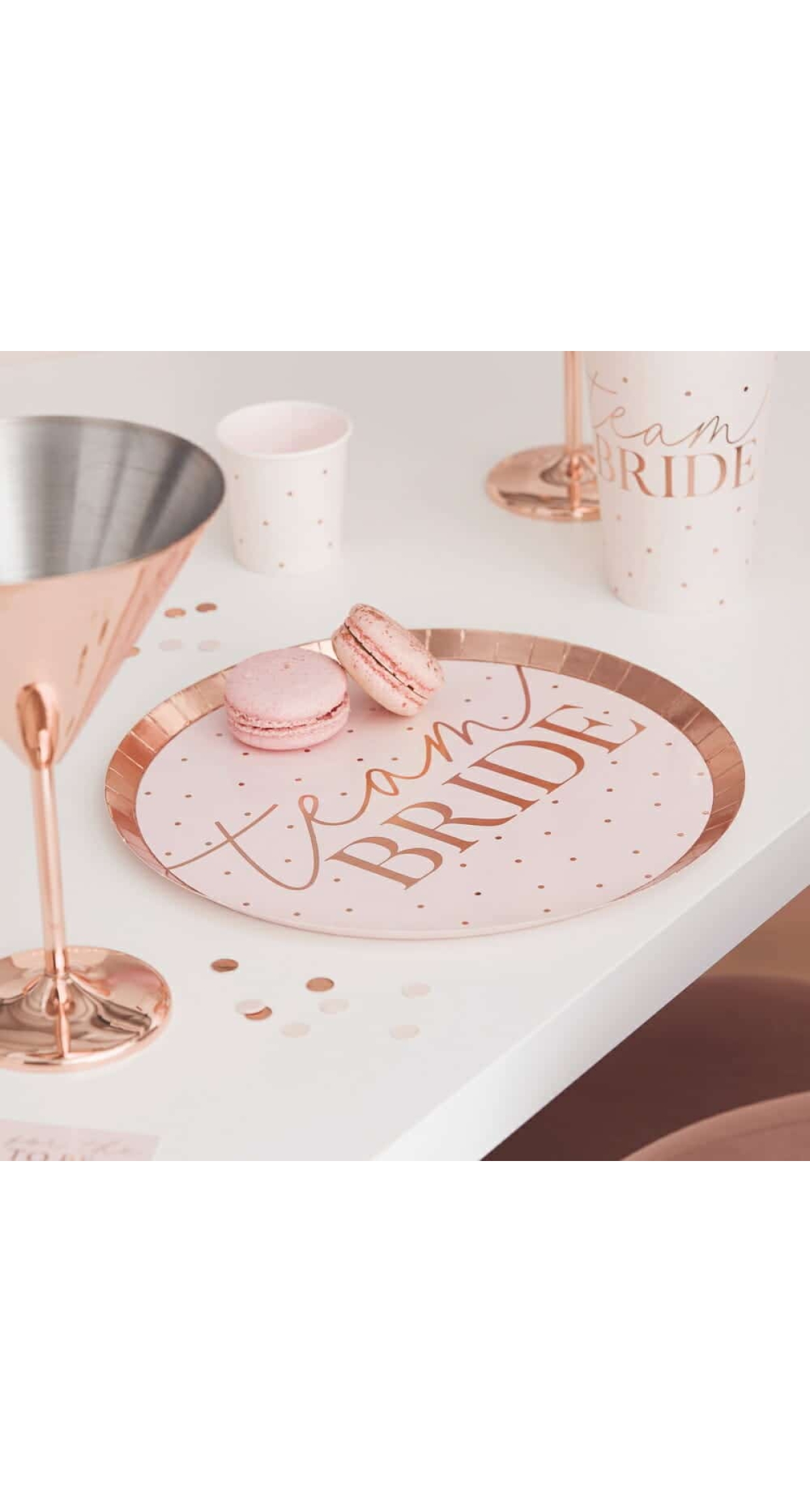 Team Bride Hen Party Plates - 8pk