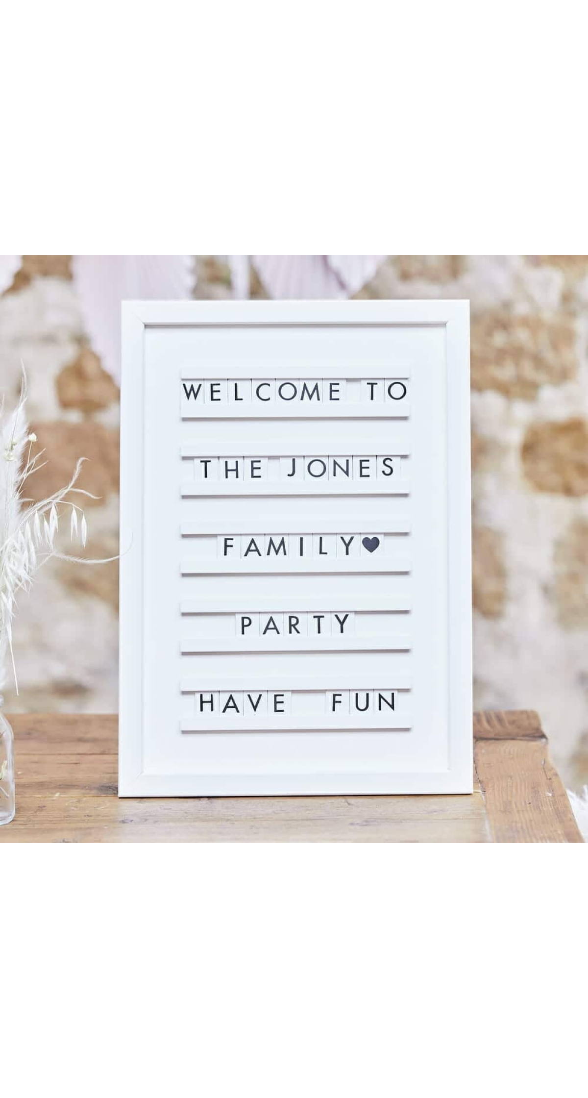 White Letter Display Board