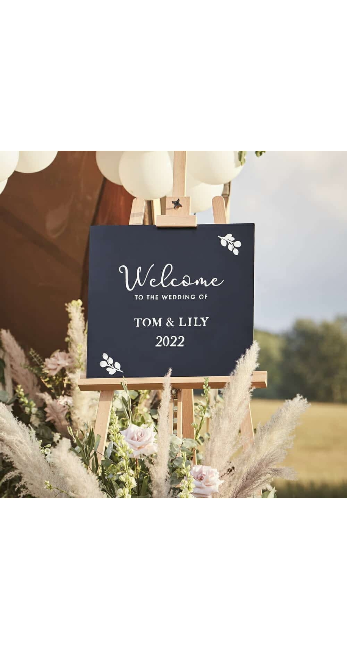 Customisable Chalk Board Sign