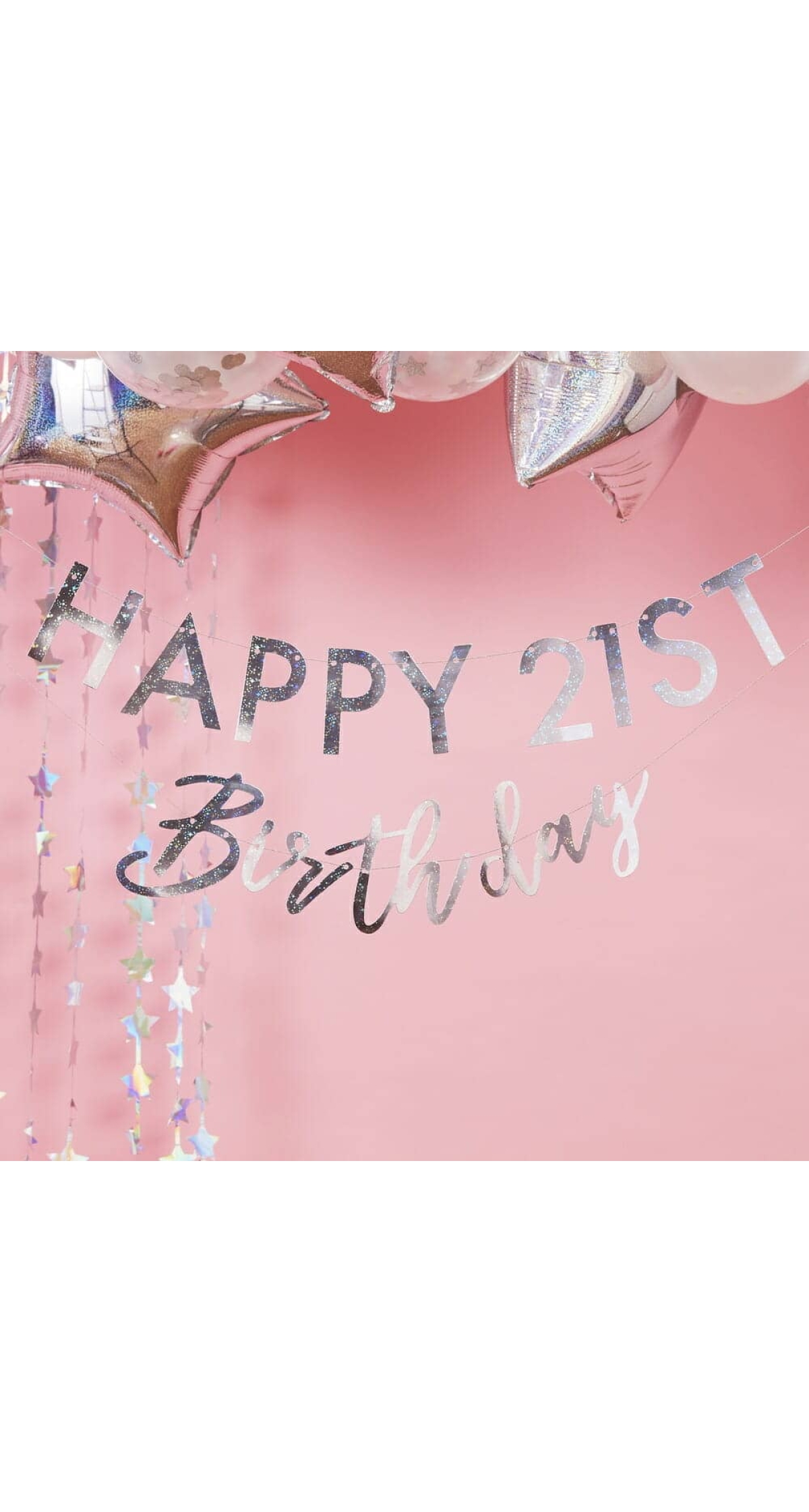 Iridescent Personalised Birthday Bunting