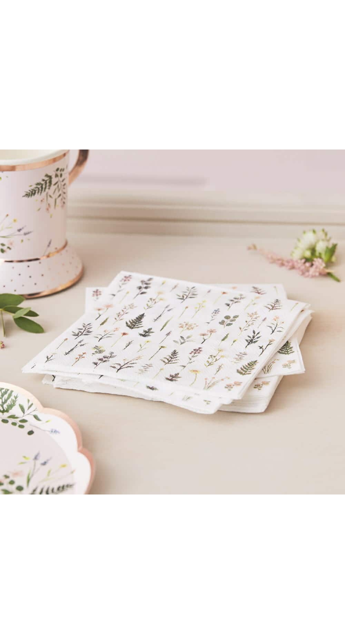 Afternoon Tea Floral Napkins