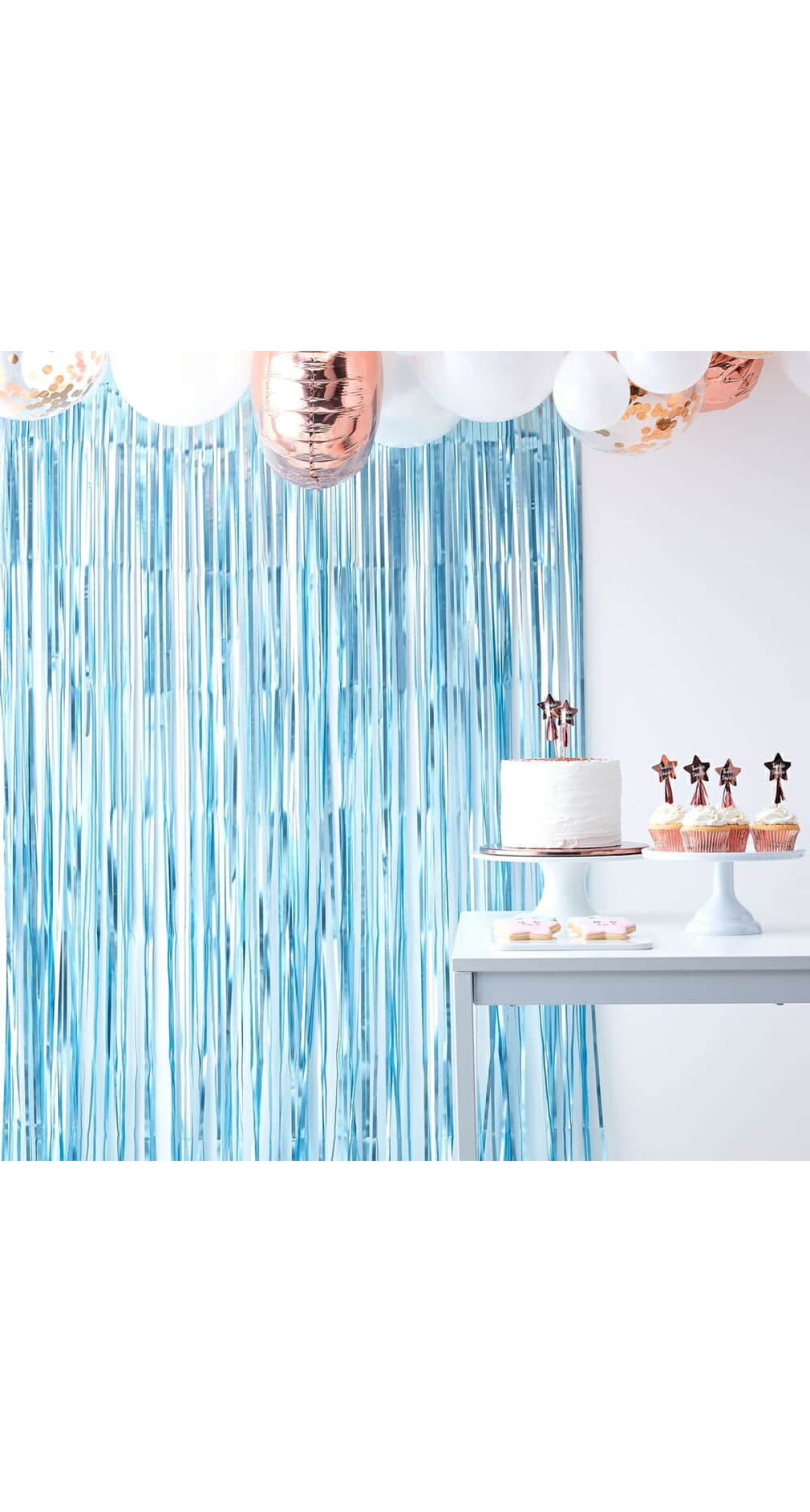 Curtain  Backdrop - Blue