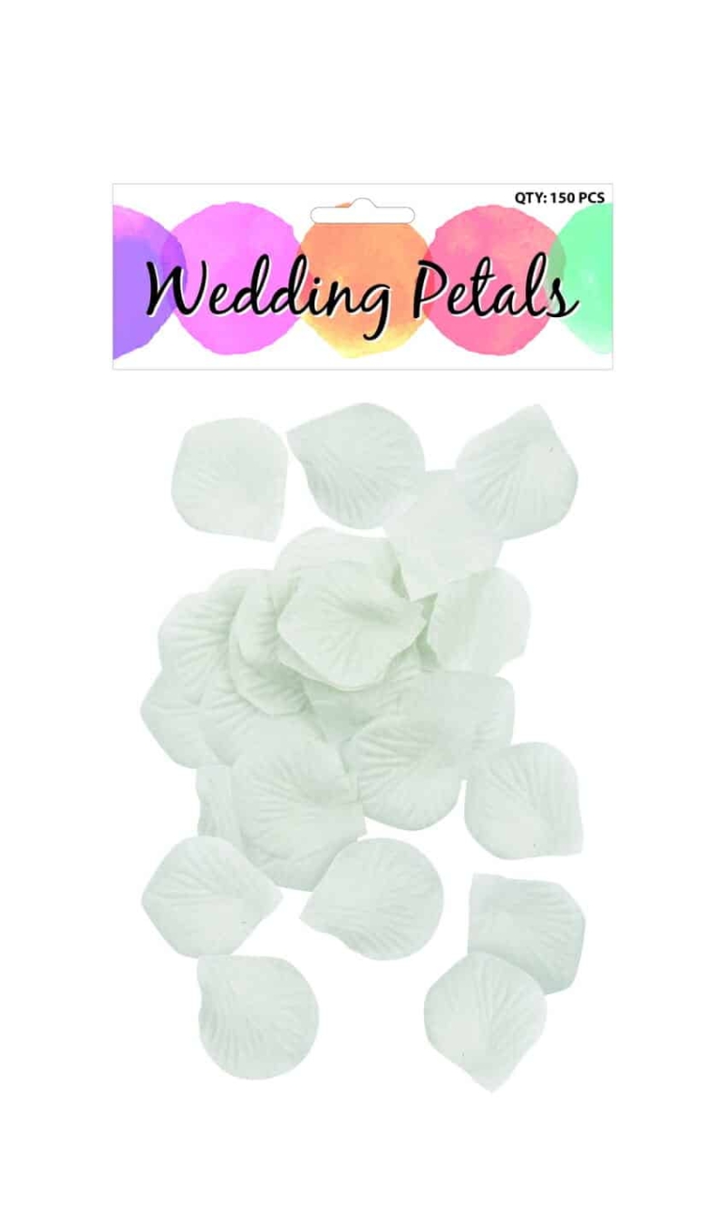 Flower Petals (4.5x5cm) White - 150pk
