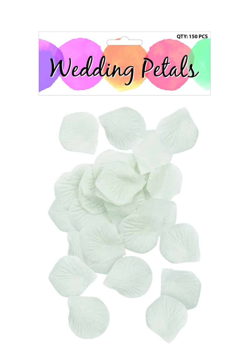 Flower Petals (4.5x5cm) White - 150pk