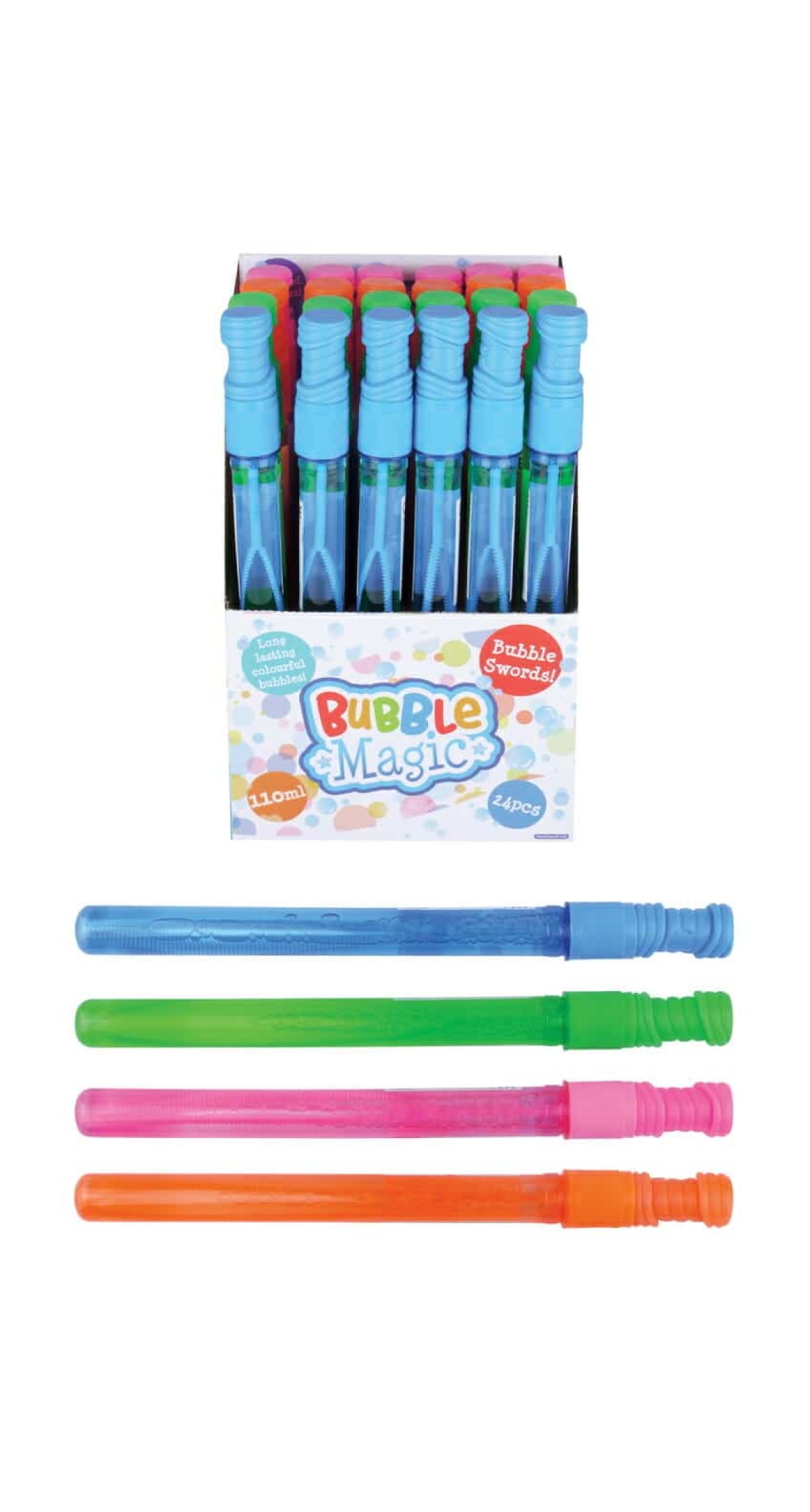 Bubble Sword (Assorted Colours) 110m l 36cm - 1pk