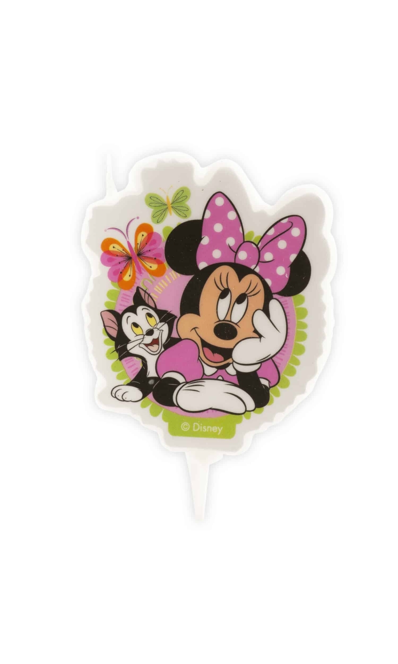 Disney Minnie Mouse 2D Birthday Candle - 7.5cm