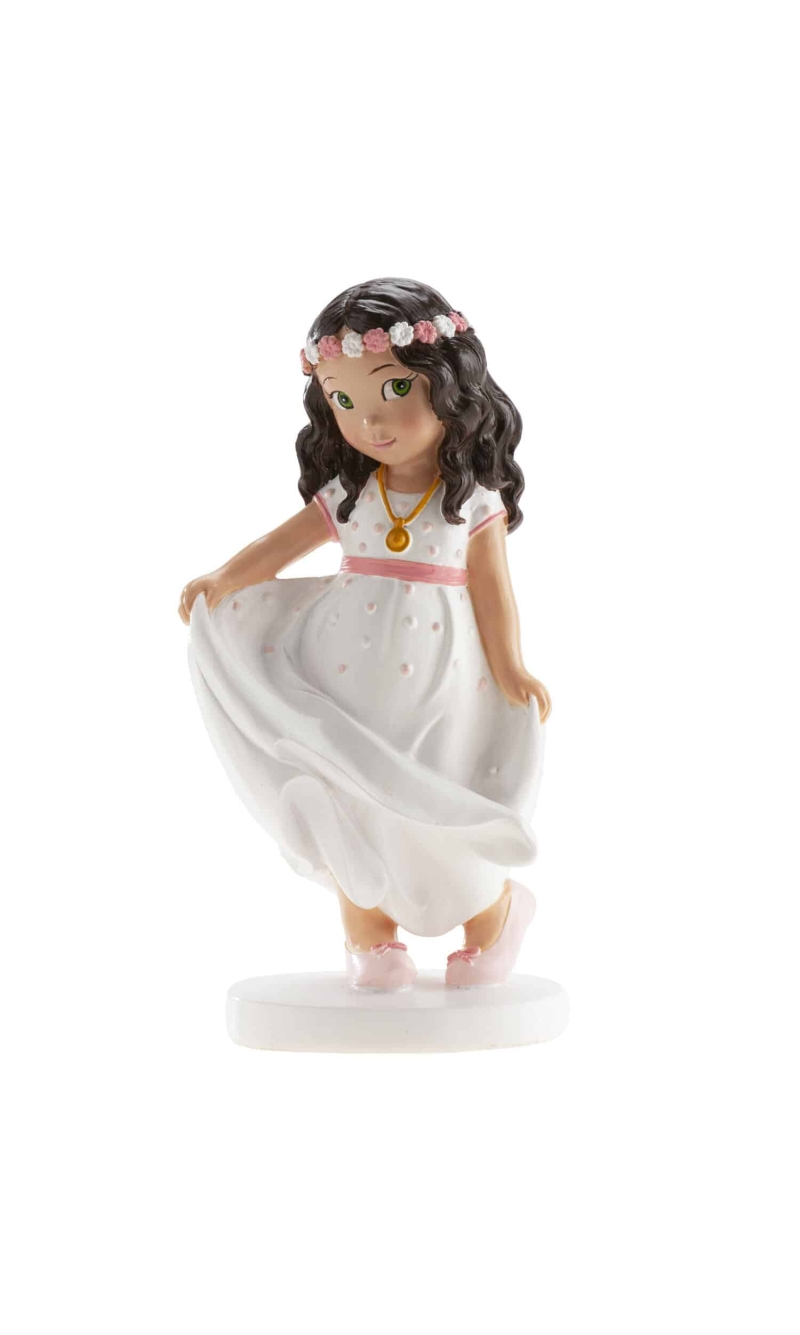 Communion Girl Cake Topper Berta - 16cm