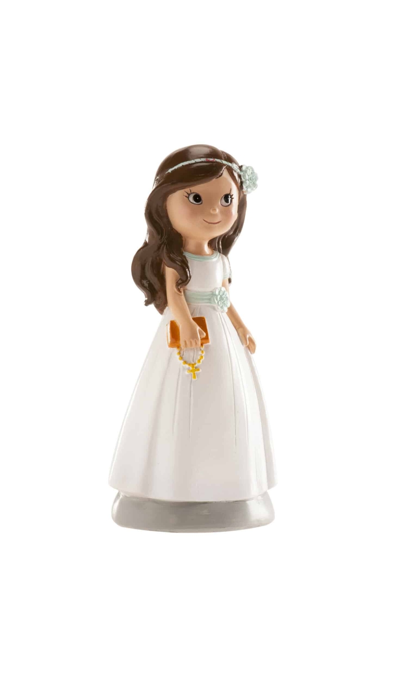 Communion Girl Cake Topper Elena - 13cm