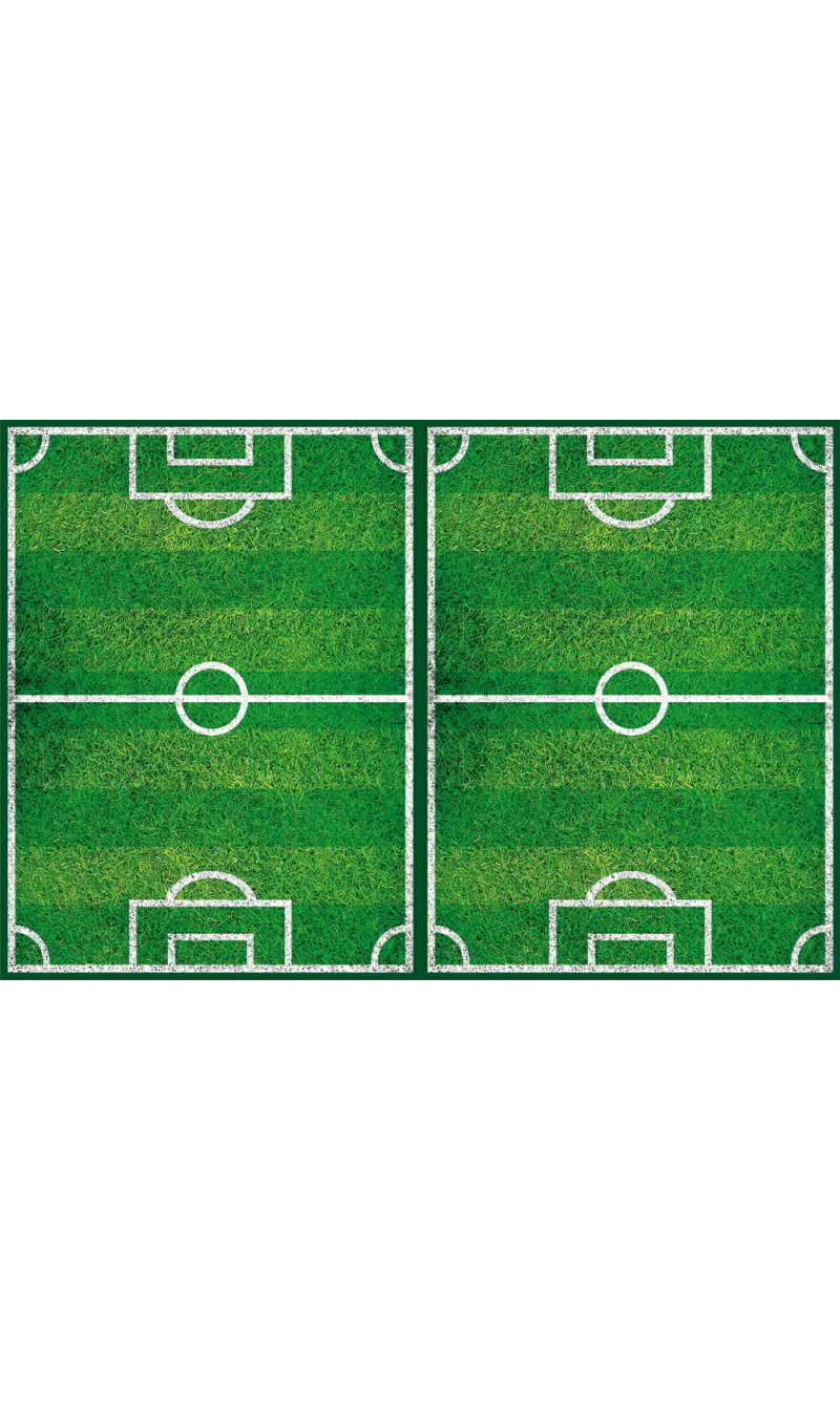 Football Party Plastic Tablecover 120x180cm - 1pk