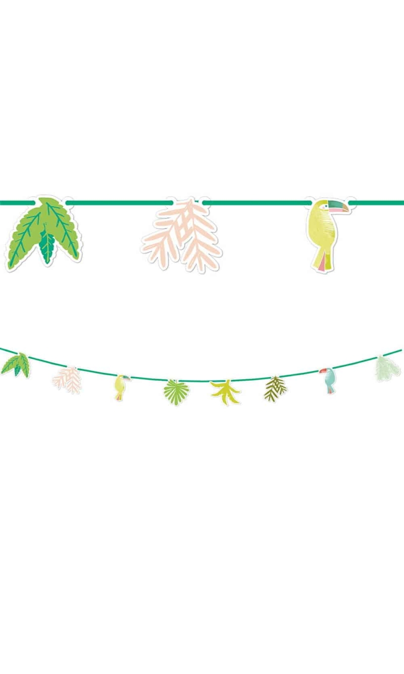 Jungle Balloons Paper Die-Cut Banner - 1pk