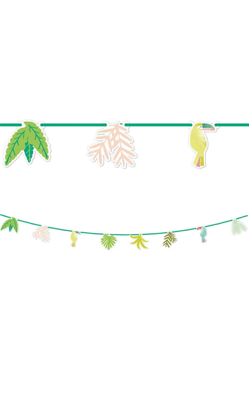 Jungle Balloons Paper Die-Cut Banner - 1pk