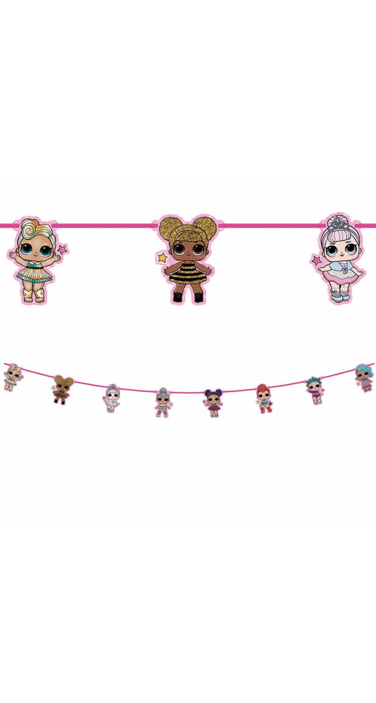 LOL Glitterati Paper Die-Cut Banner - 1pk