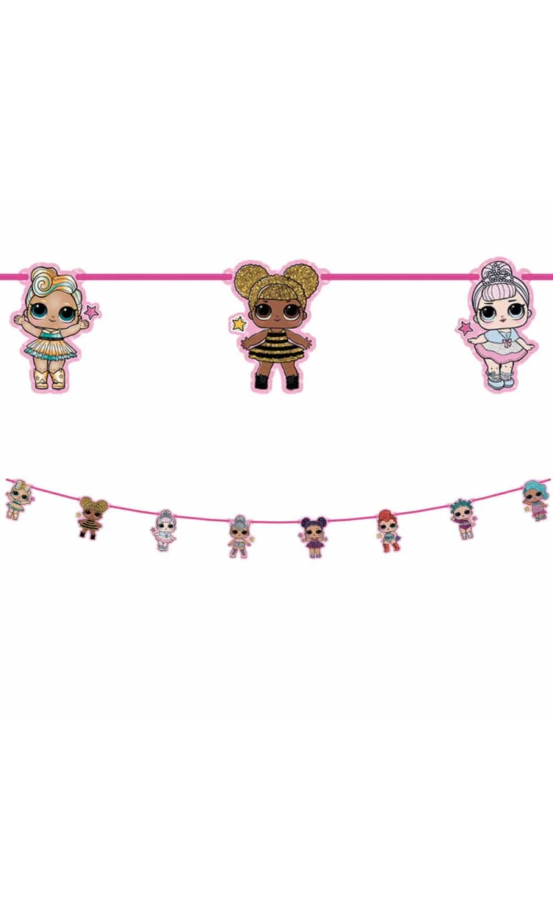 LOL Glitterati Paper Die-Cut Banner - 1pk