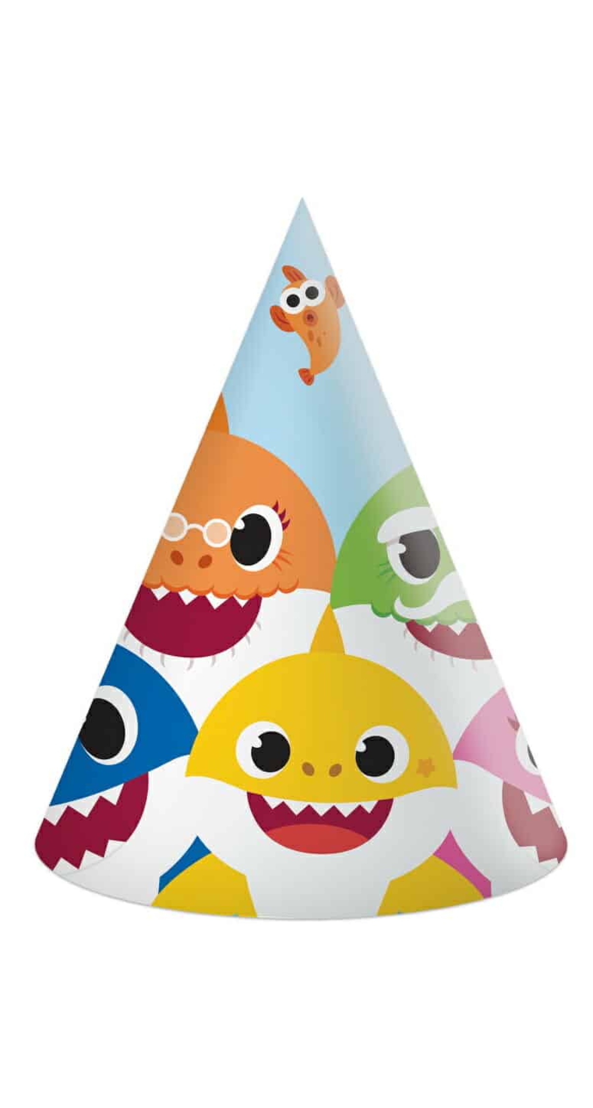 Baby Shark FSC Paper Hats - 6pk