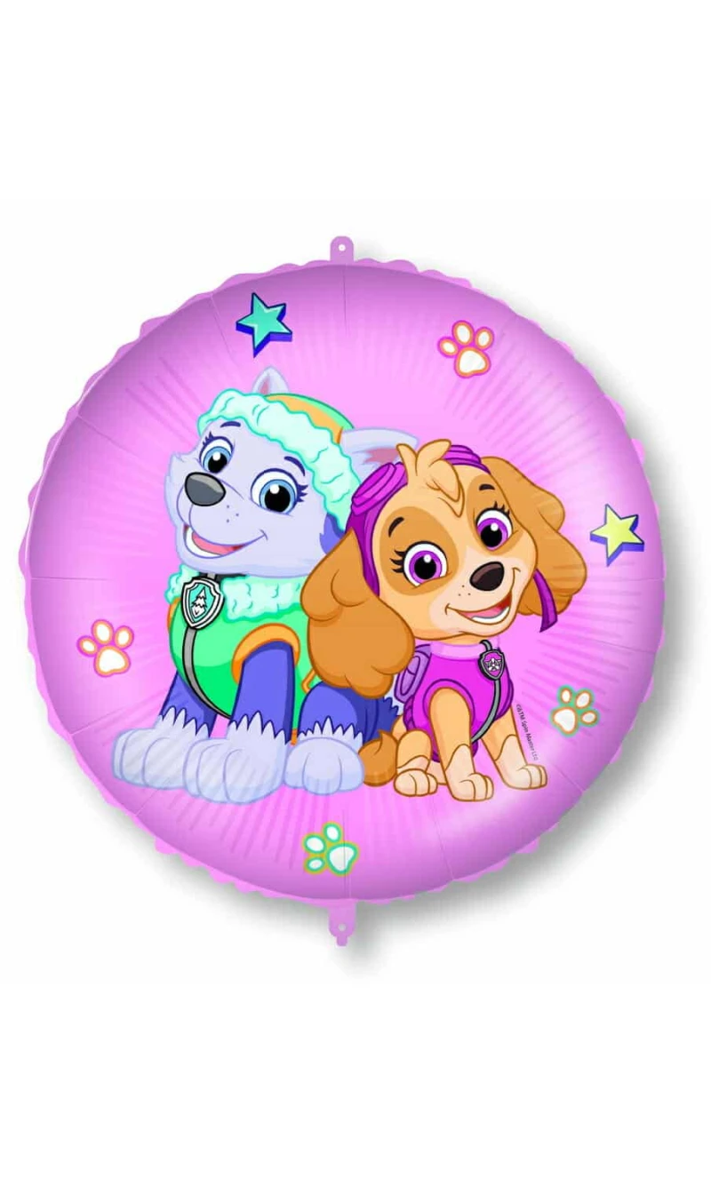 Paw Patrol Skye And Everest Foil Balloon 18" - 1pk