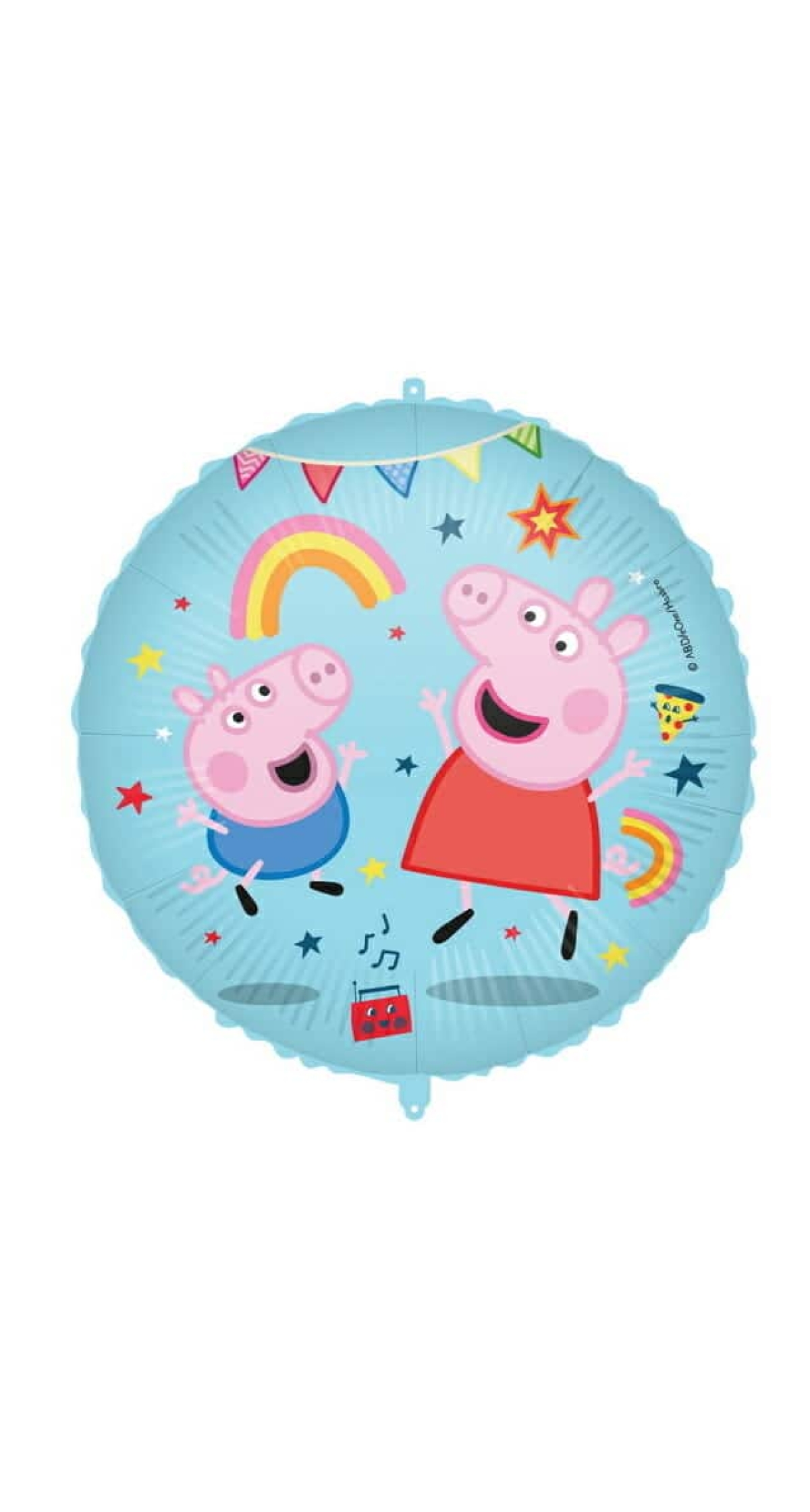 Peppa Pig Messy Play Foil Balloon 18" - 1pk