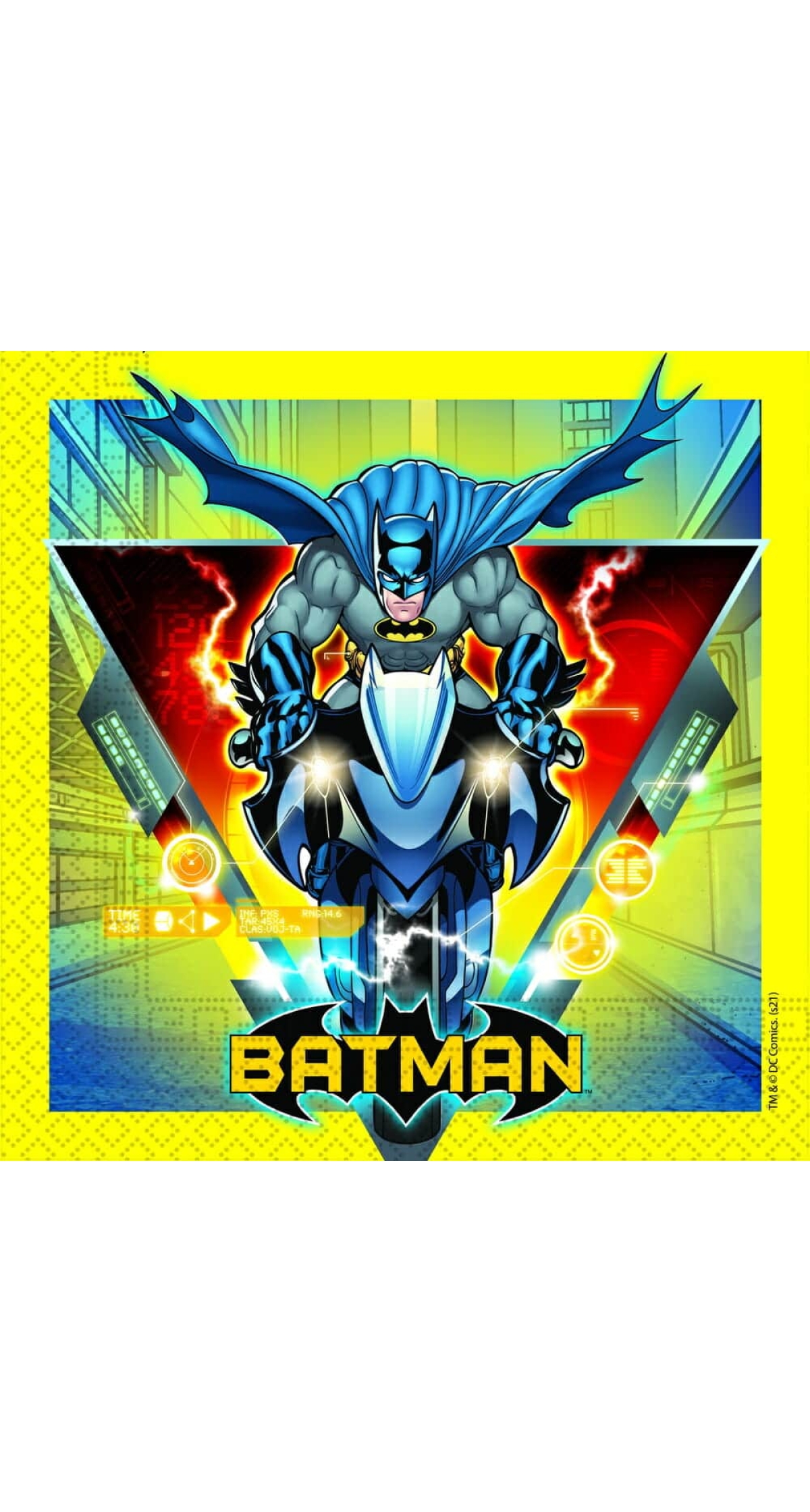 Batman Rogue Rage FSC Two-Ply Paper Napkins 33x33cm - 20pk