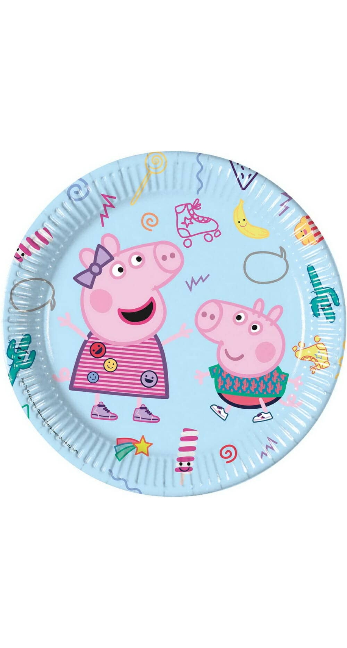 Peppa Pig Messy Play FSC Paper Plates 23cm - 8pk