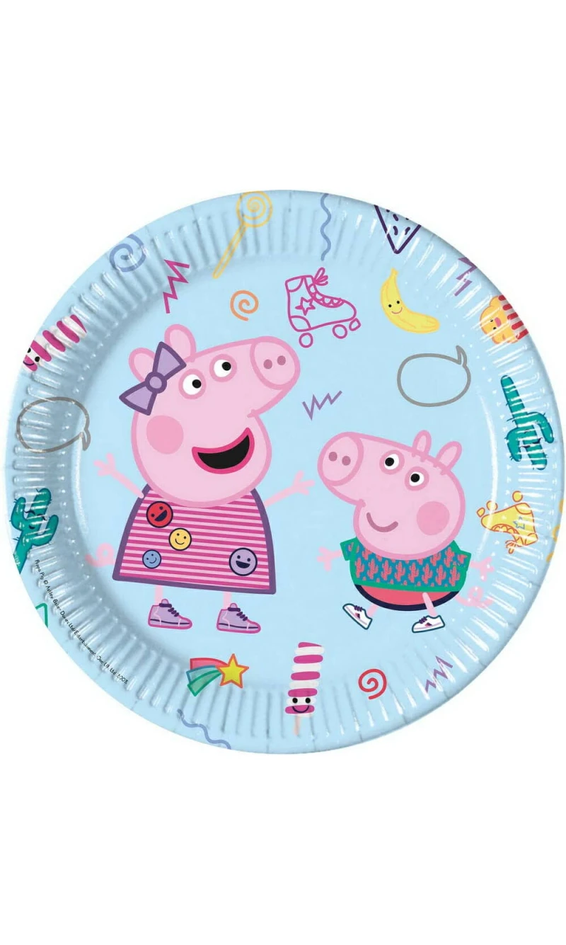 Peppa Pig Messy Play FSC Paper Plates 23cm - 8pk