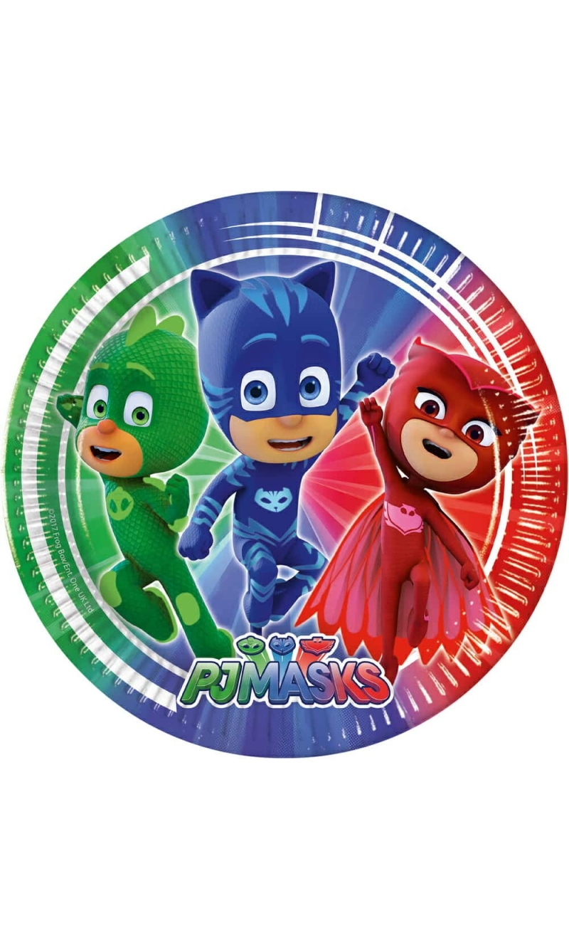 PJ Masks FSC Paper Plates 23cm - 8pk