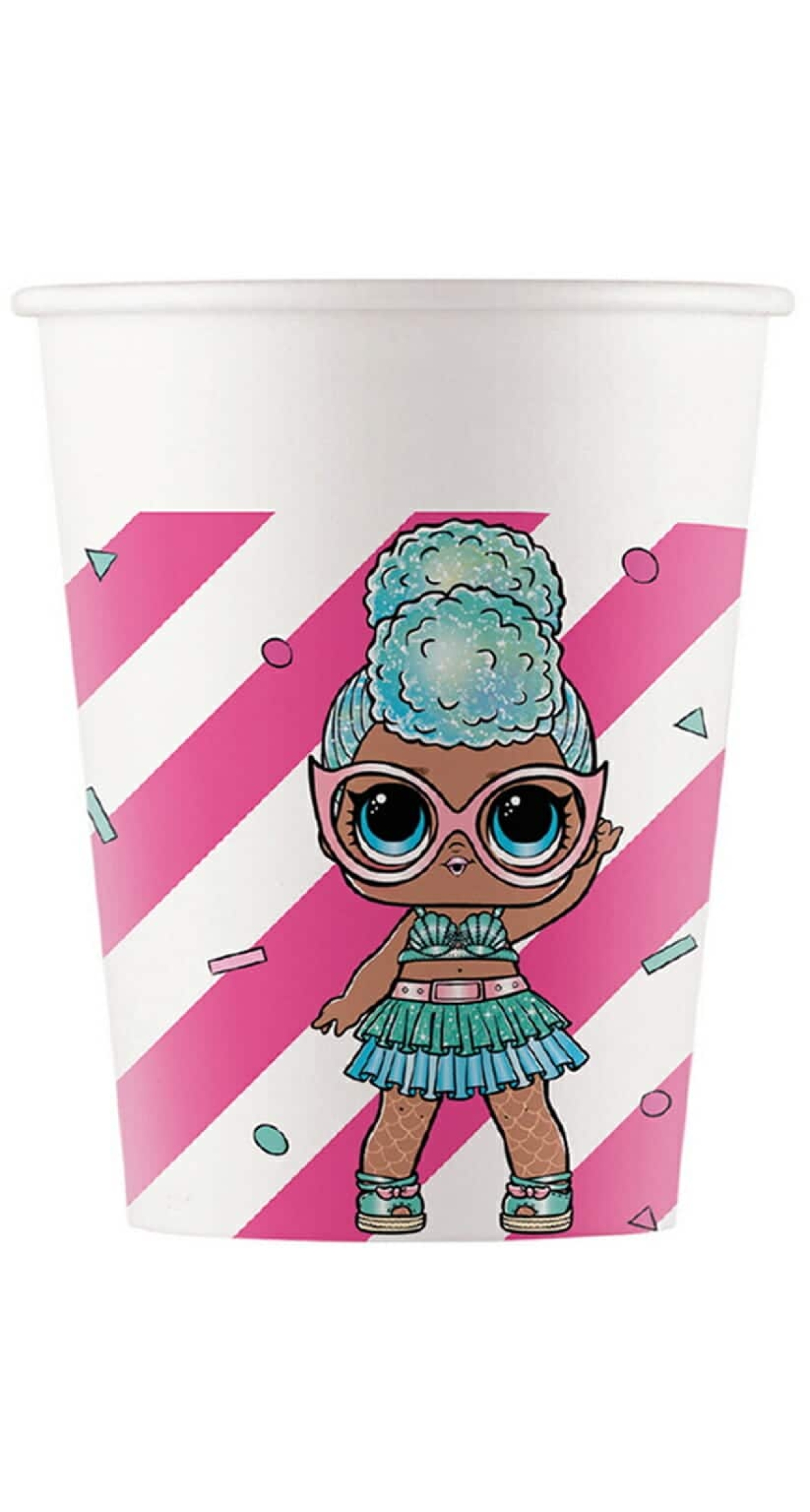 LOL Glitterati FSC Paper Cups 200ml - 8pk