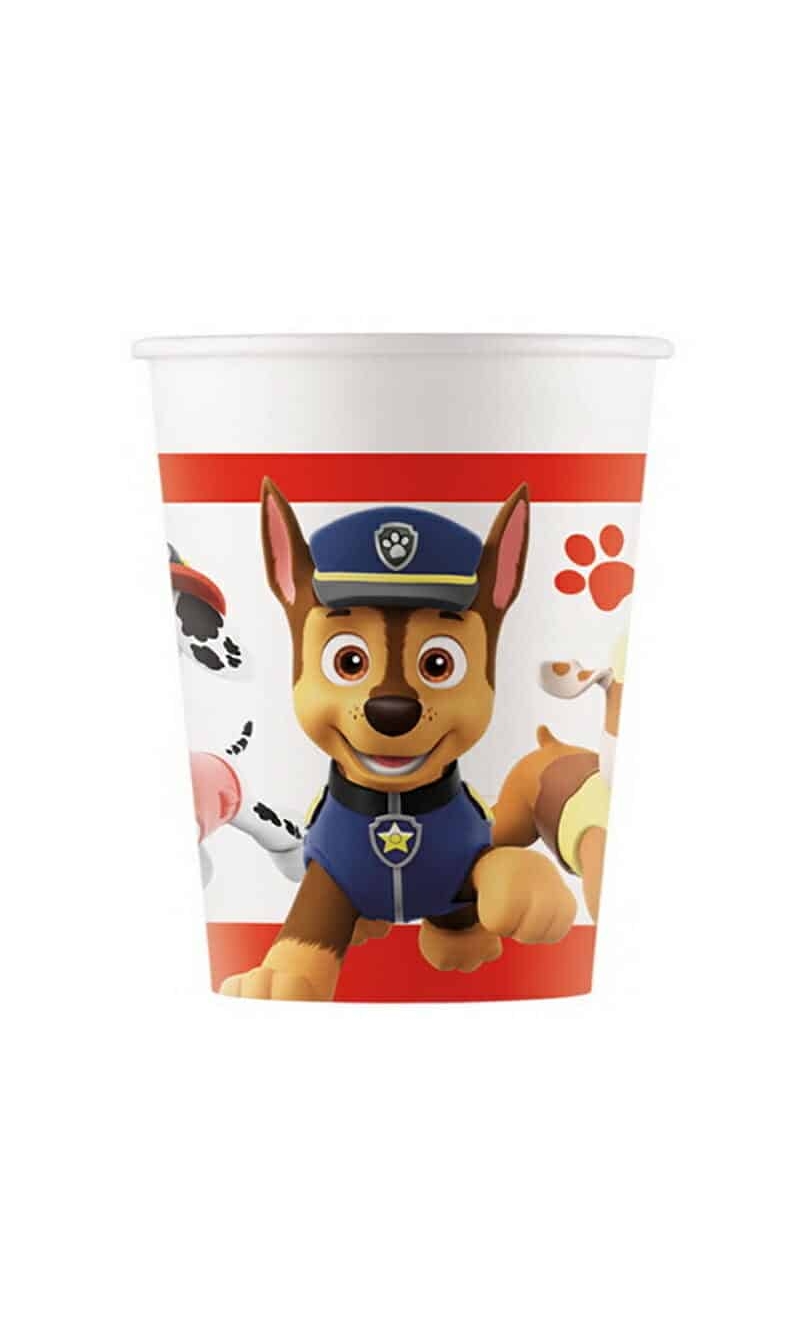 Paw Patrol Ready For Action FSC Paper Cups 200ml - 8pk