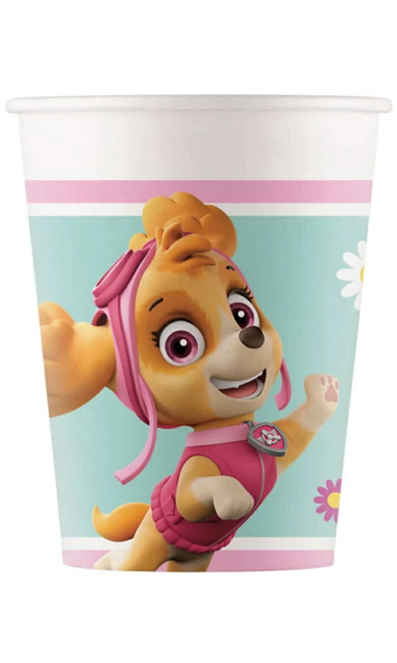 Paw Patrol Skye And Everest FSC Paper Cups 200ml - 8pk