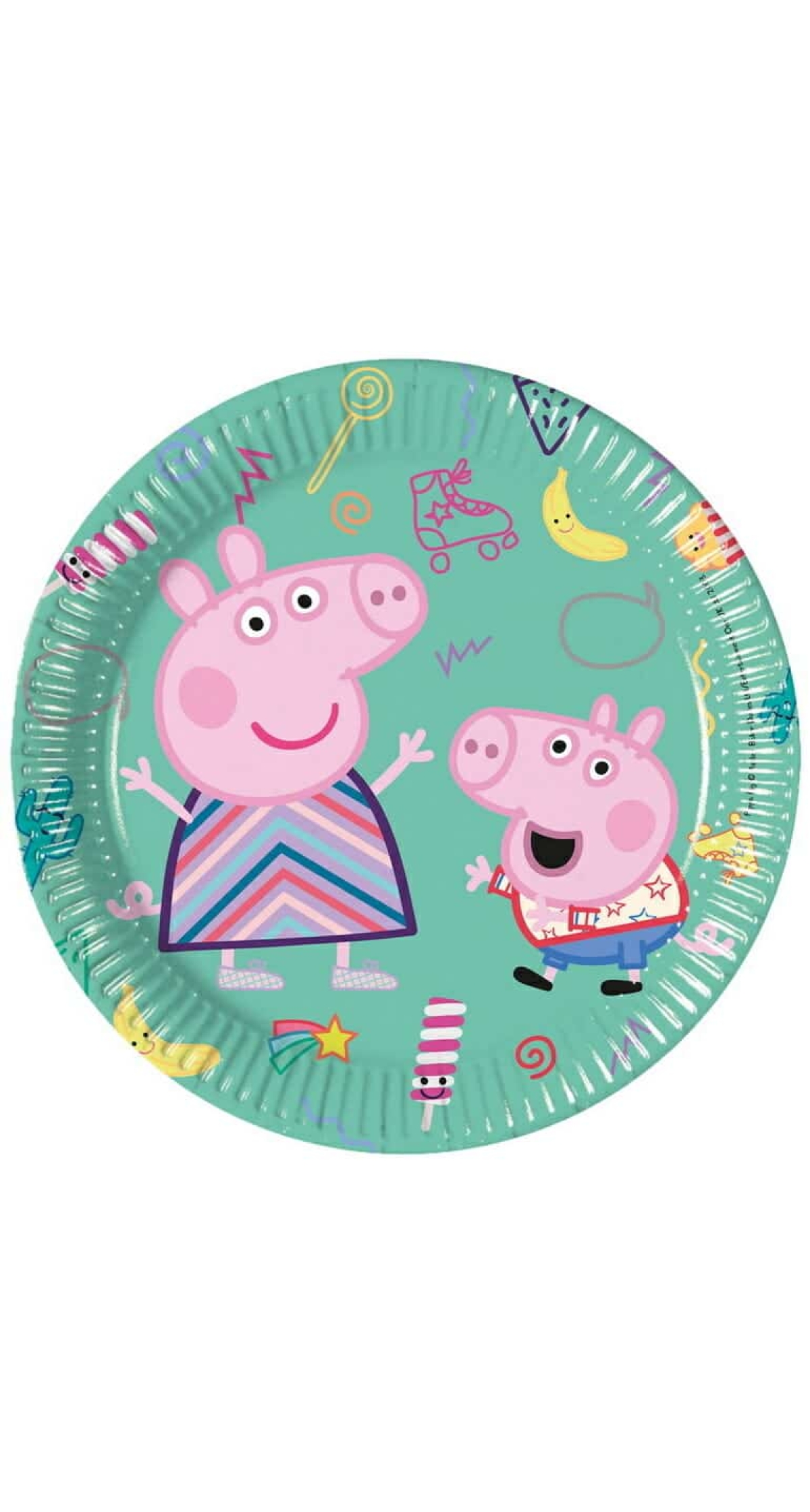 Peppa Pig Messy Play FSC Paper Plates 20cm - 8pk