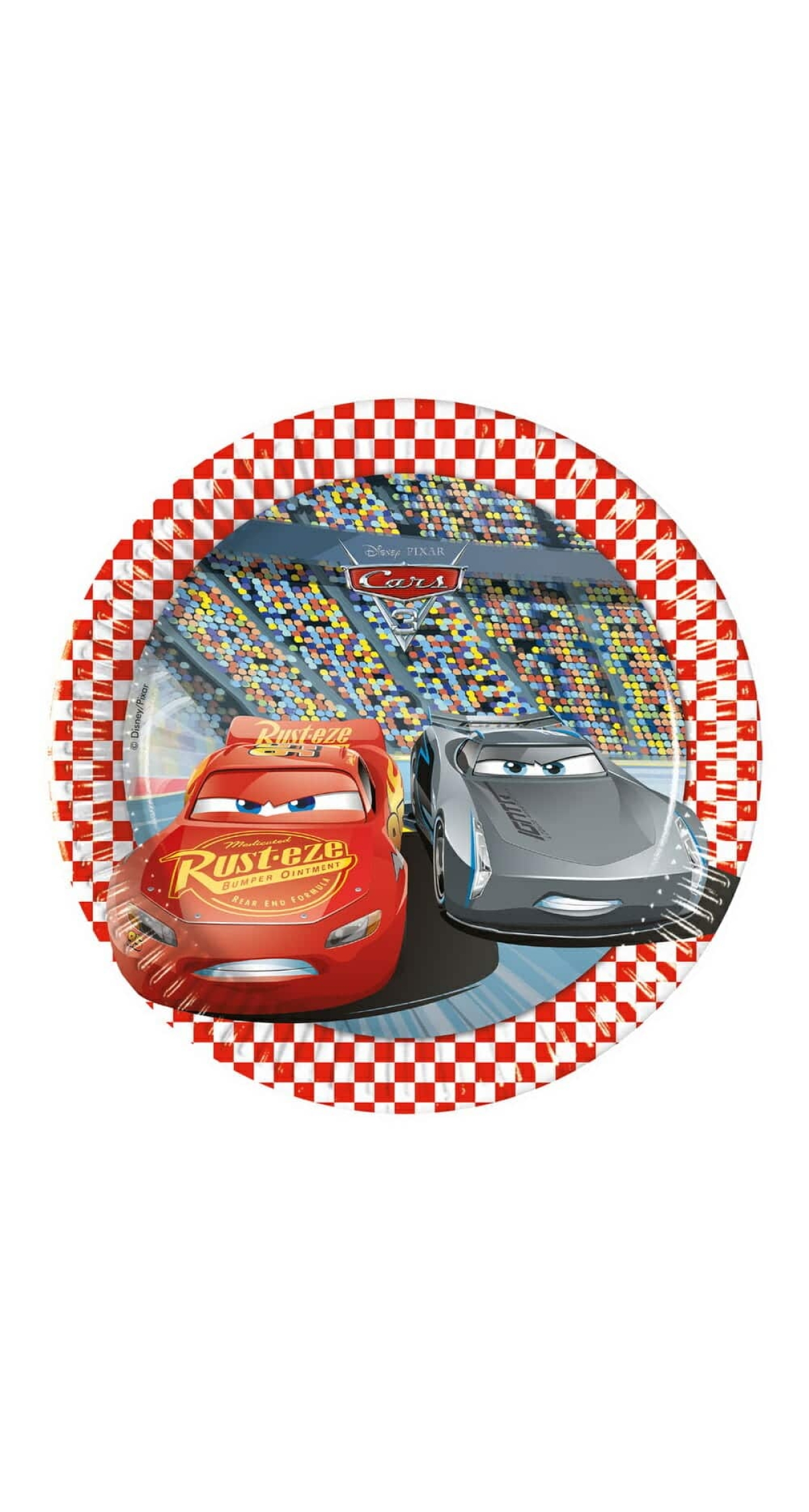 Cars 3 FSC Paper Plates 20cm - 8pk