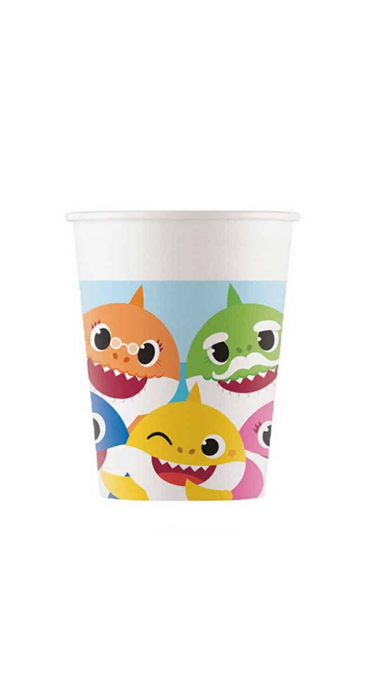 Baby Shark FSC Paper Cups 200ml - 8pk