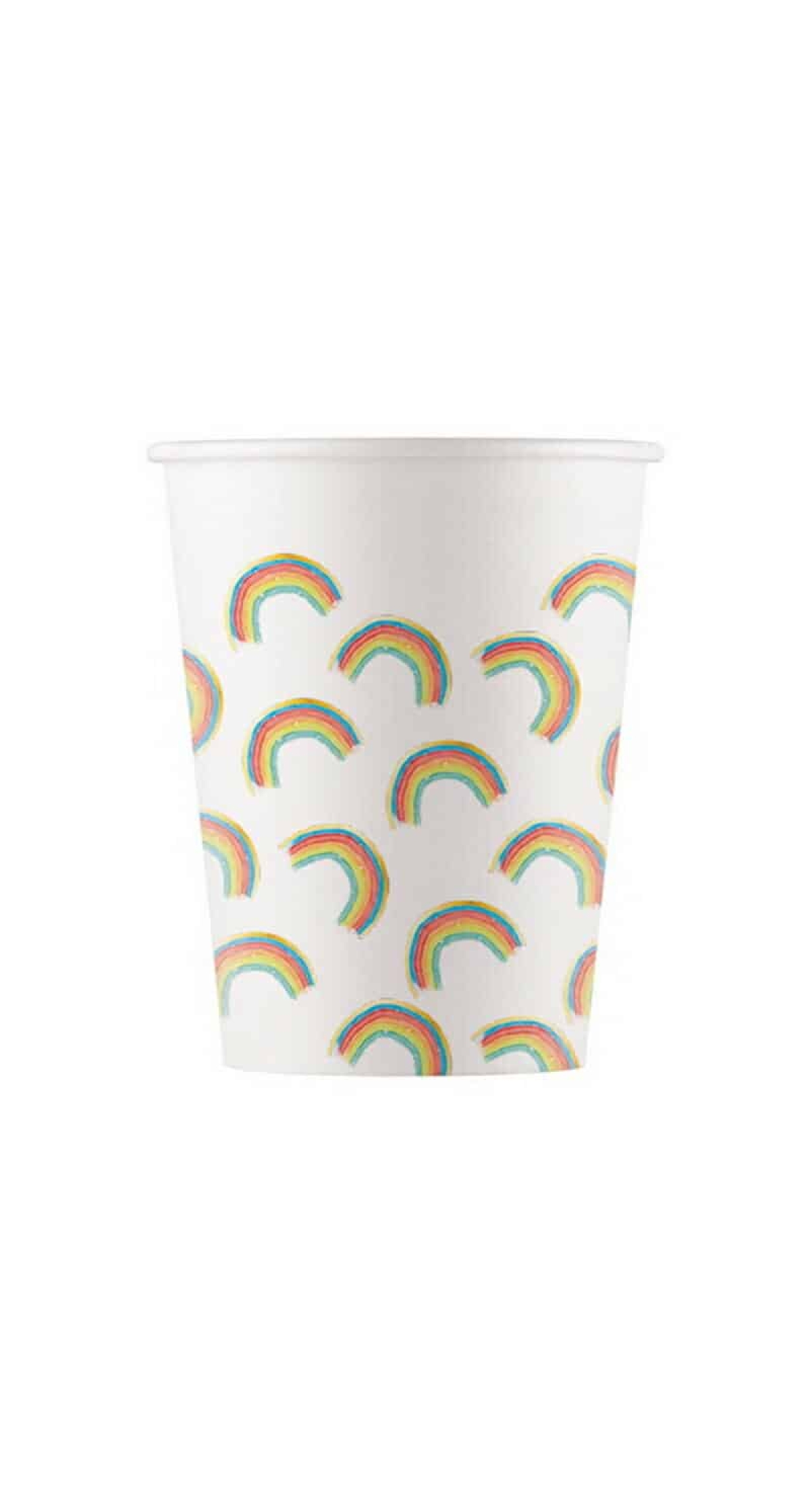 Rainbow Party FSC Paper Cups 200ml - 8pk