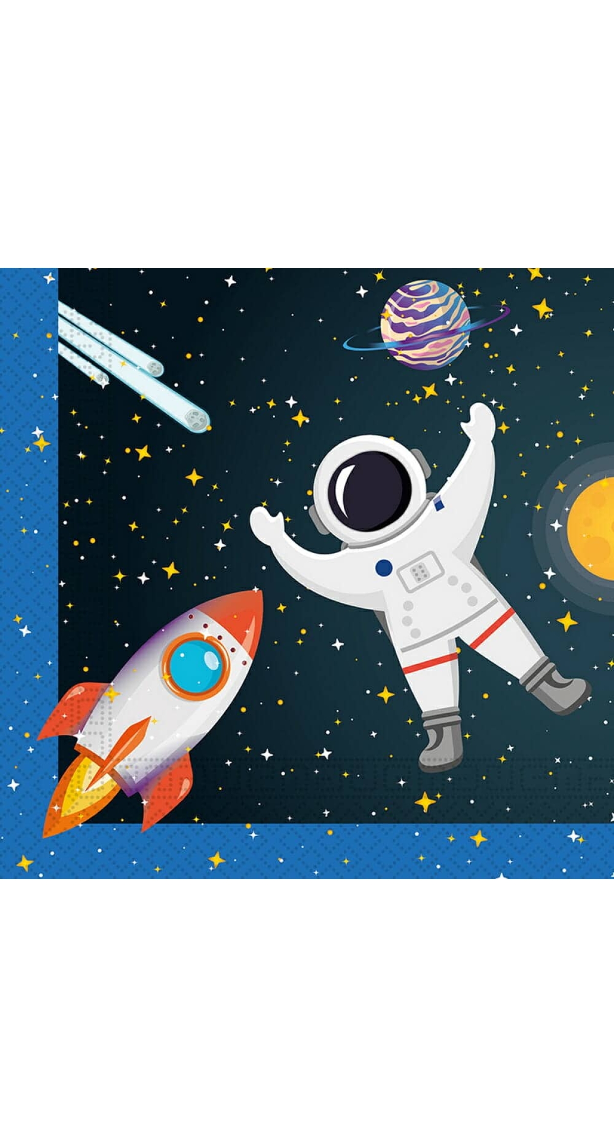 Rocket Space FSC Two-Ply Paper Napkins 33x33cm - 20pk