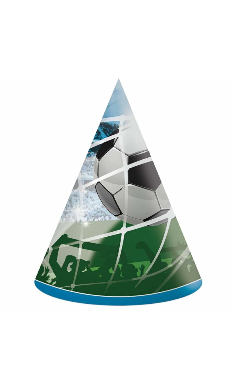 Soccer Fans FSC Paper Hats - 6pk