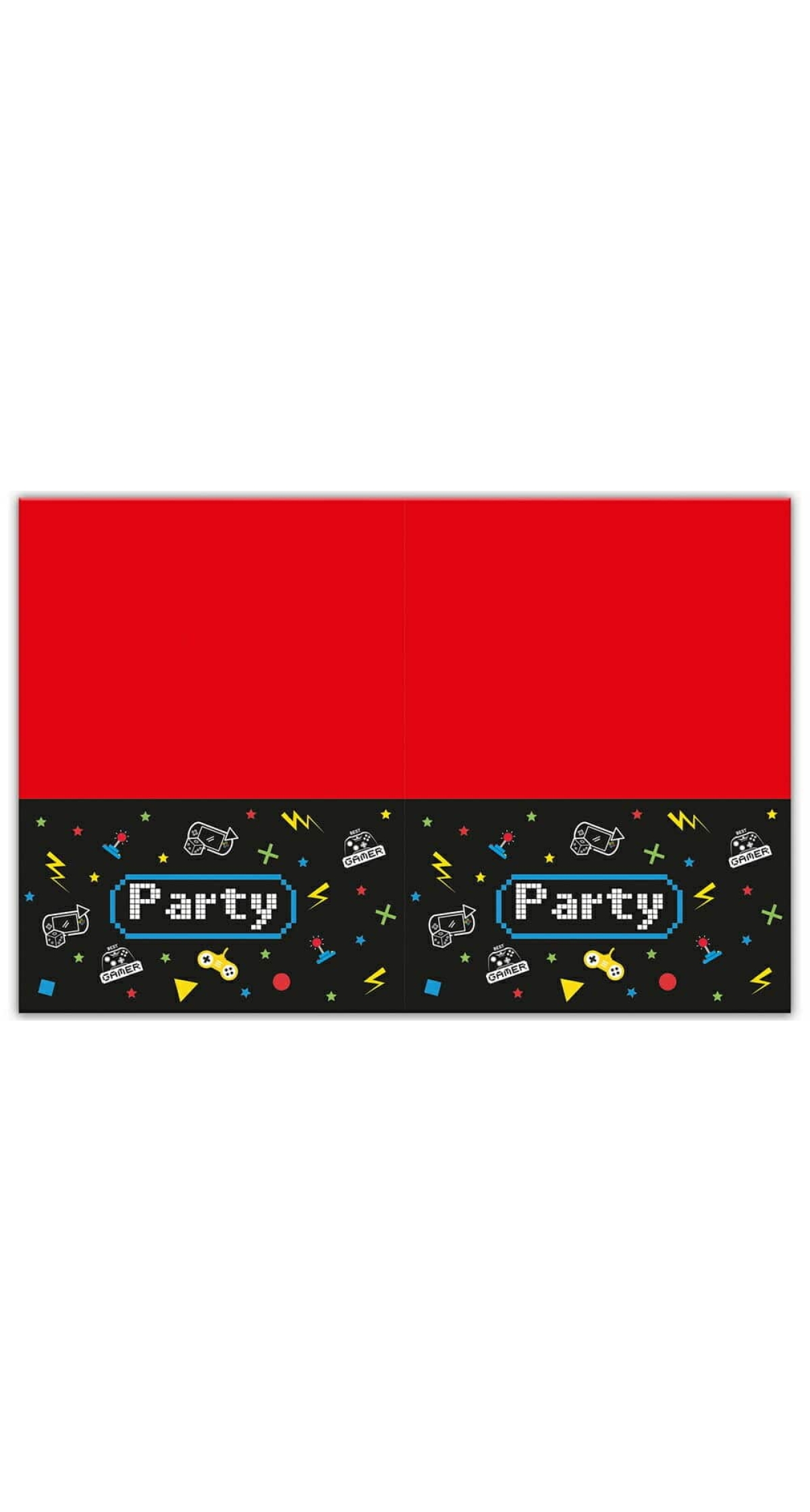 Gaming Party Plastic Tablecover 120x180cm - 1pk