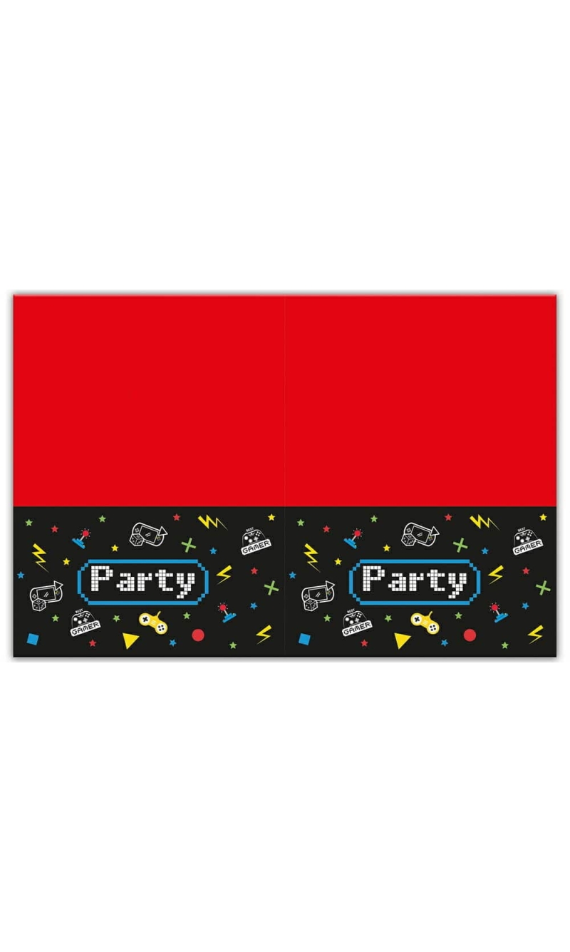 Gaming Party Plastic Tablecover 120x180cm - 1pk