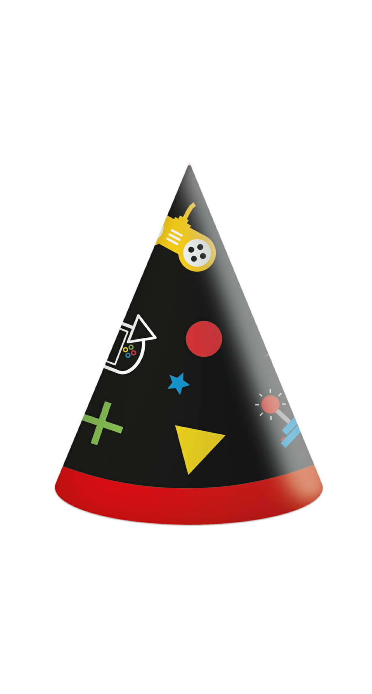 Gaming Party FSC Paper Hats - 6pk